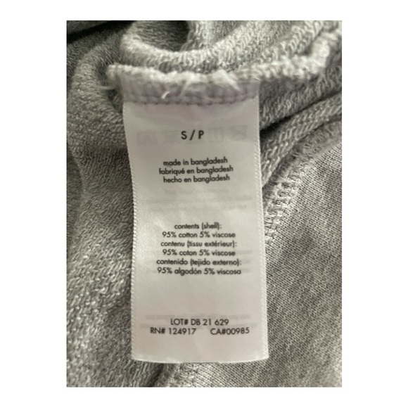 WeWoreWhat Light Gray Cropped Sweatshirt - Picture 5 of 5